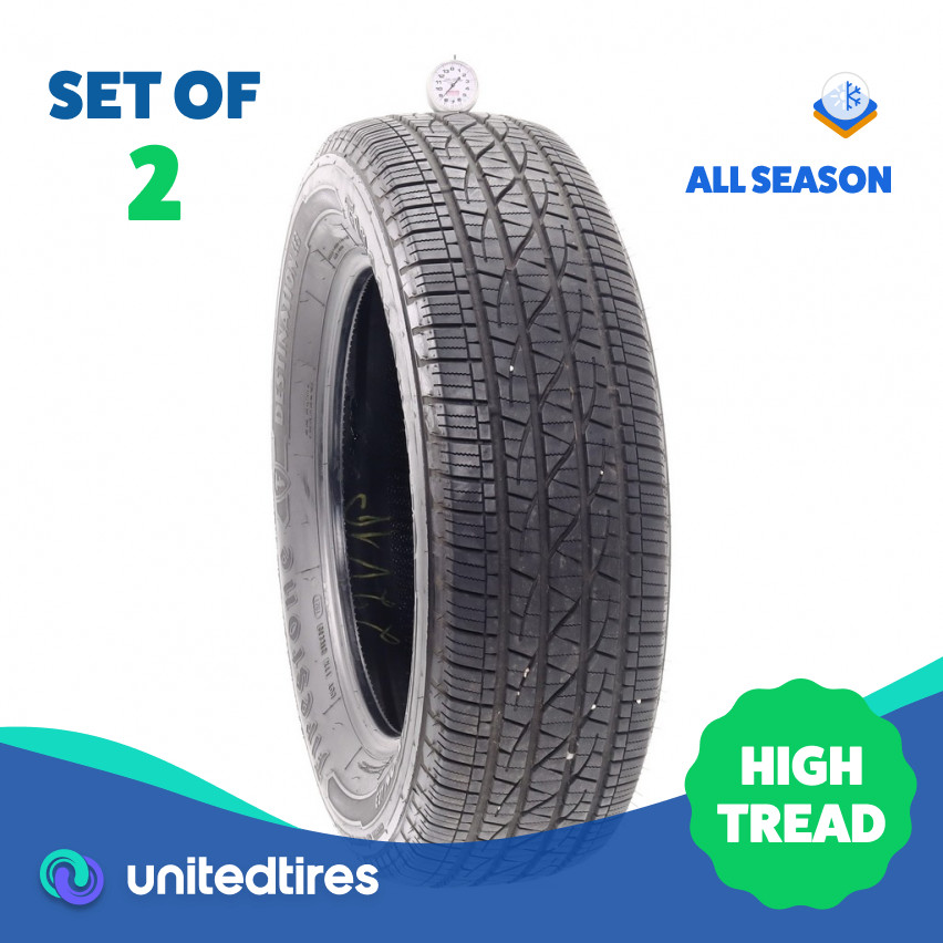 Set of (2) Used 225/65R17 Firestone Destination LE3 102H – 8.5/32 (H1S5)