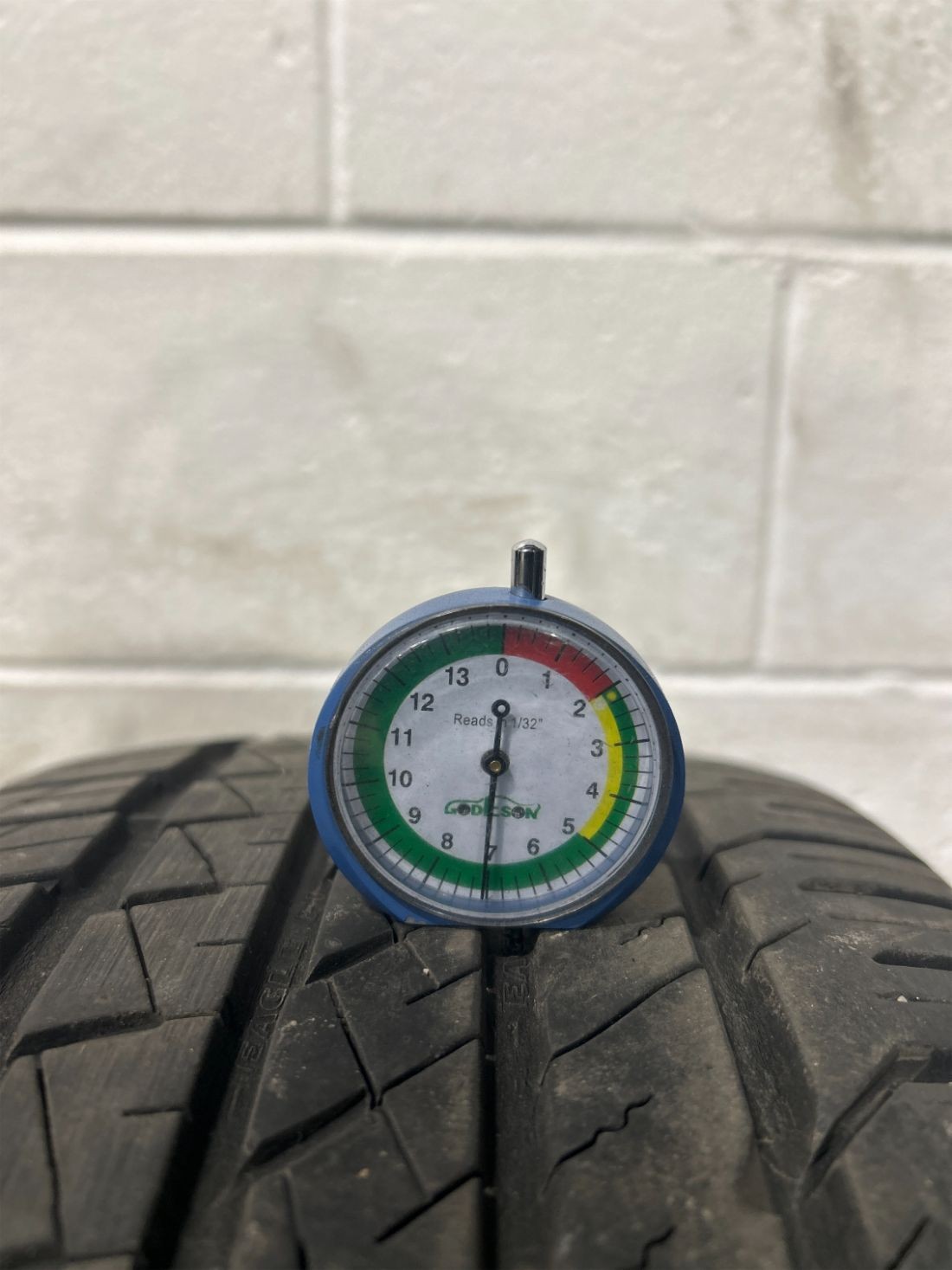 1x P225/45R19 Goodyear Eagle F1 Asymmetric AS 7/32 Used Tire