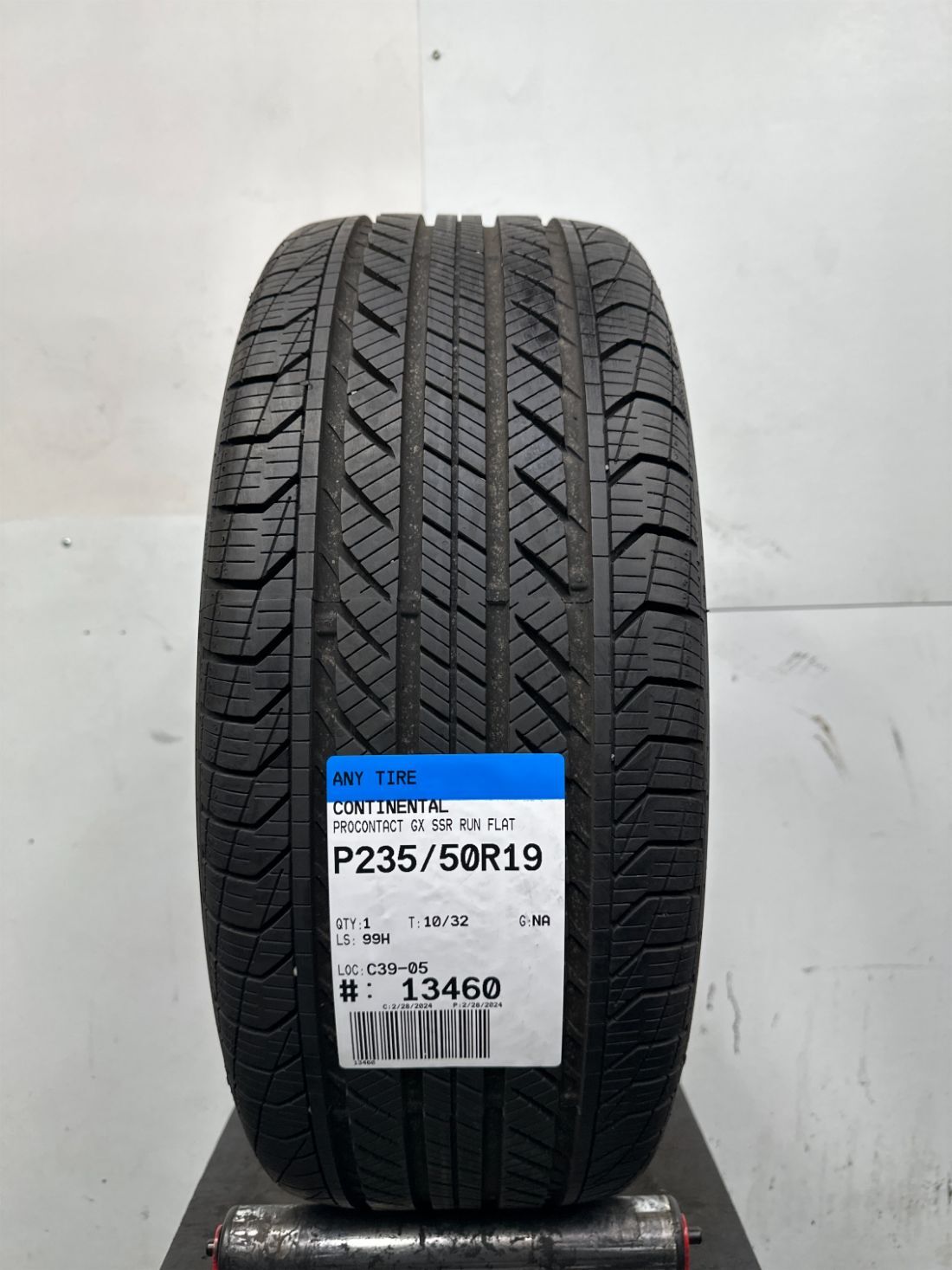 1 Continental ProContact GX SSR Run Flat P235/50R19 2355019 235/50/19 10/32