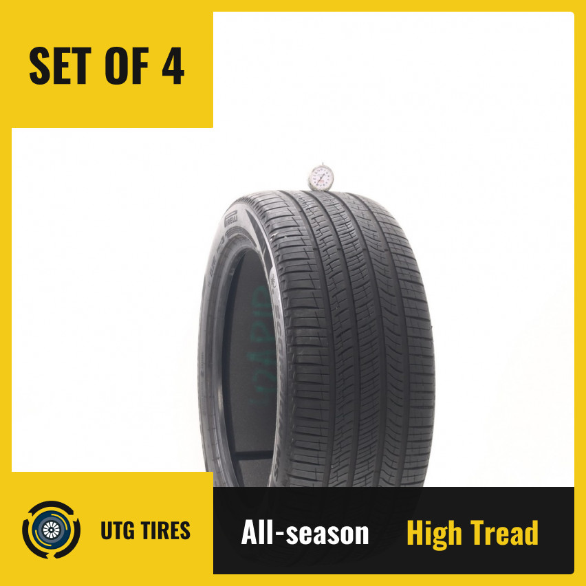 Set of (4) Used 255/45R19 Pirelli Scorpion MS TO Elect PNCS 104V – 8-9/32