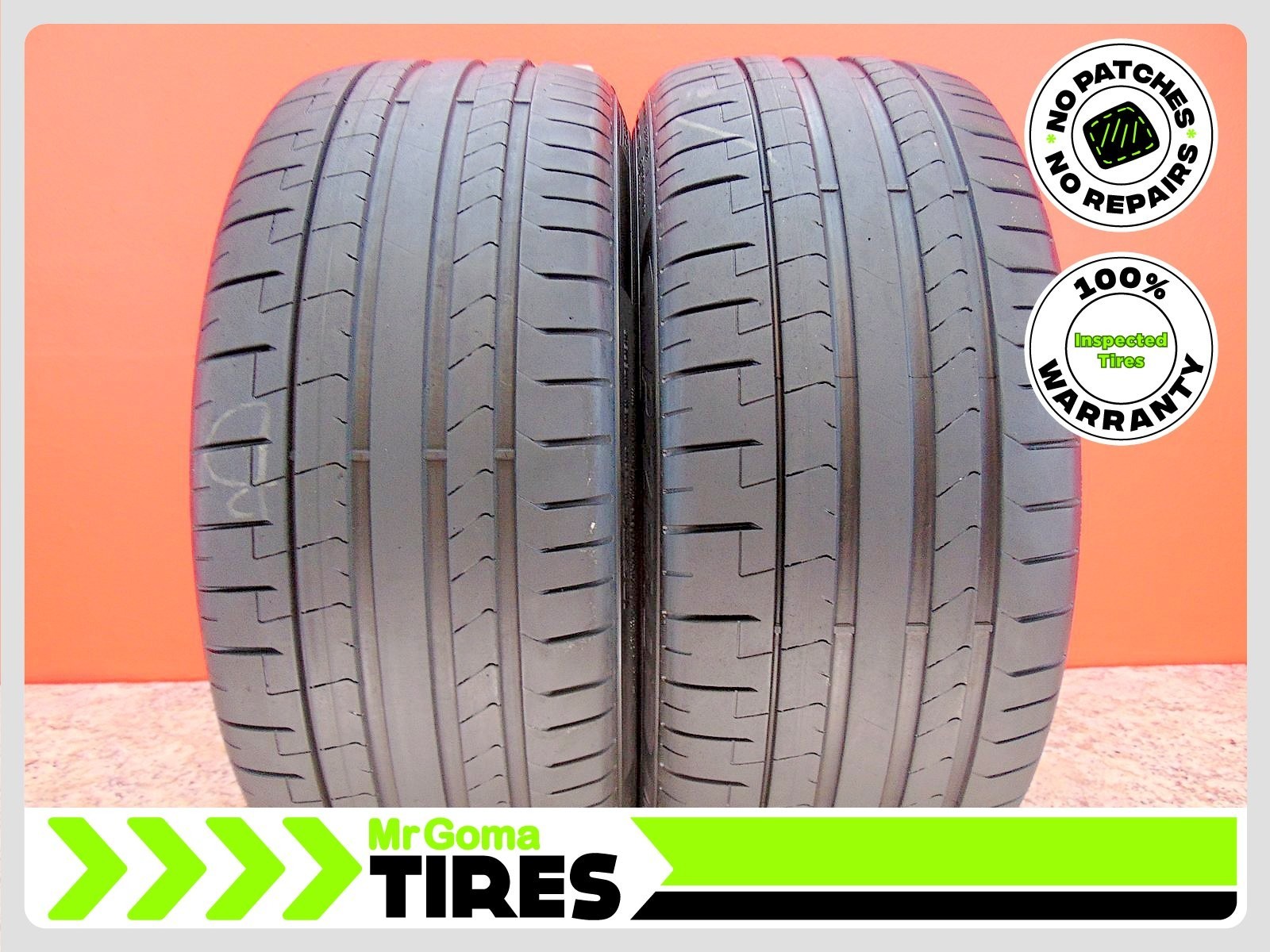 2 PIRELLI P ZERO TM PZ4 NA1 XL 245/35ZR20 USED TIRES 7.3/32 TREAD 91Y 2453520