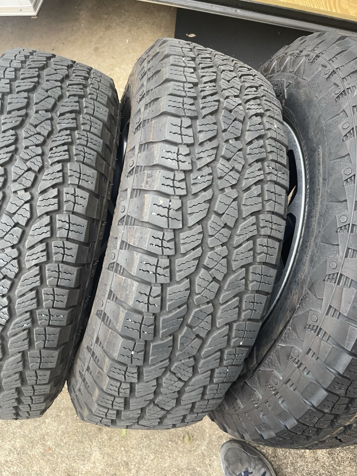 Tires Only 7909 Miles On Them 1 of Them Have 0 Miles On It. New