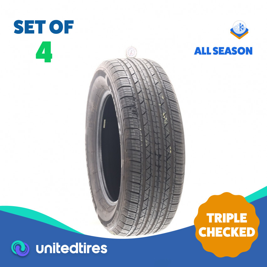 Set of (4) Used 255/60R18 Milestar MS932 Sport 112V – 7.5-8.5/32