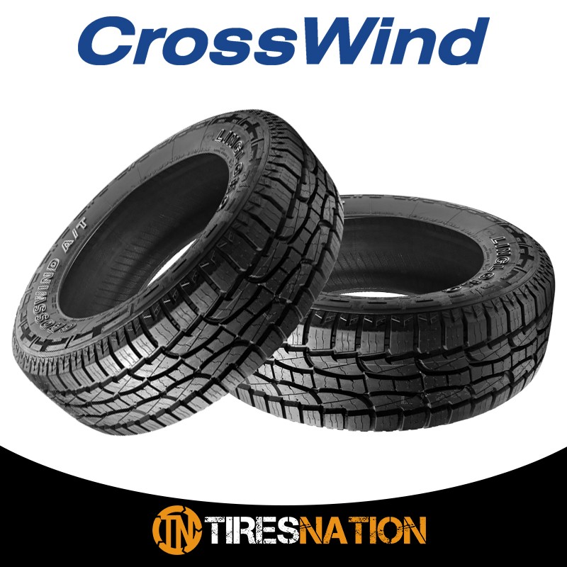 (1) New Crosswind AT LT285/70R17 121/118S D Tires