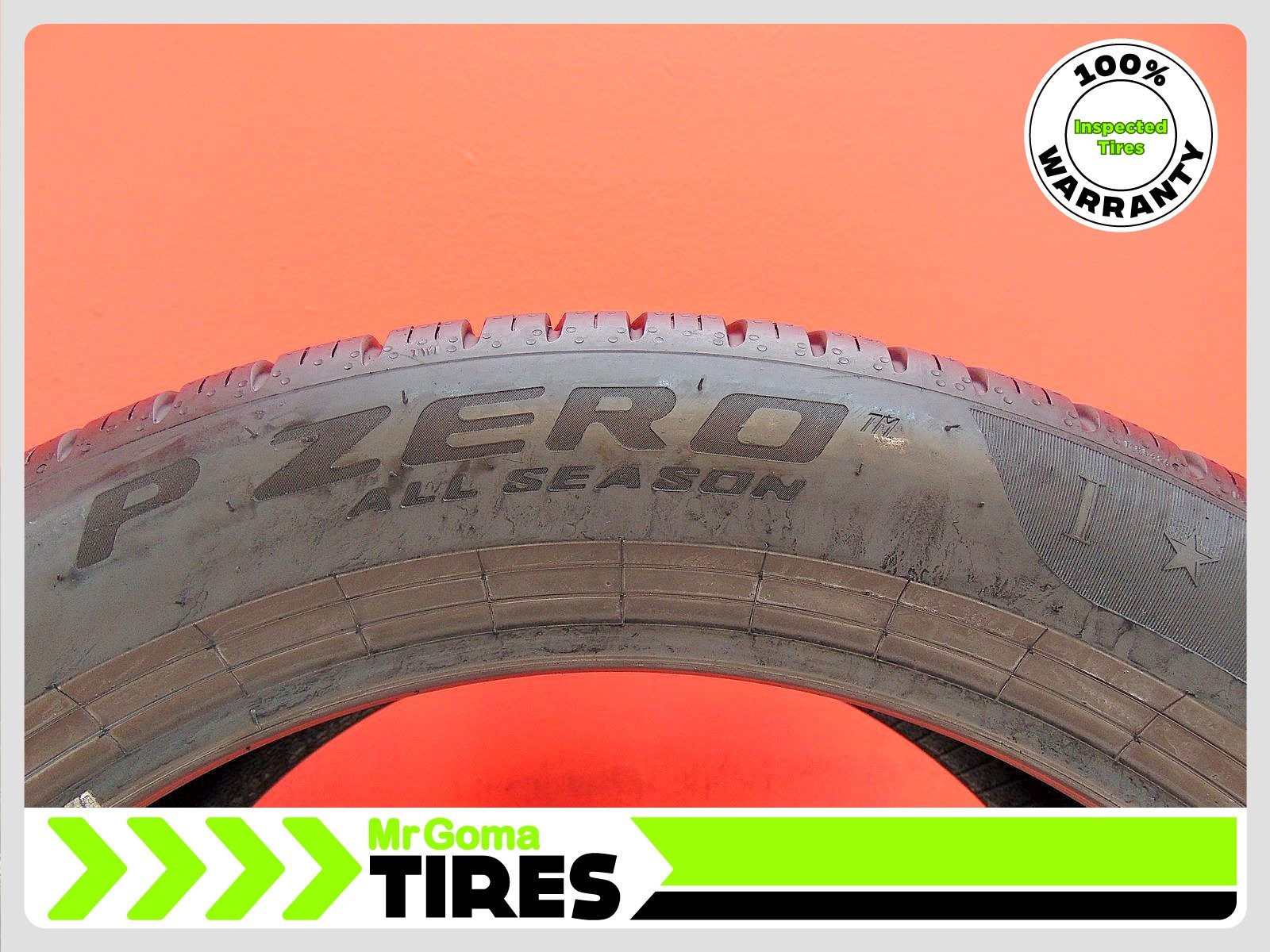 1 PIRELLI P ZERO A/S I XL 285/40R20 USED TIRE 7.3/32TREAD PZERO BMW 108H 2854020