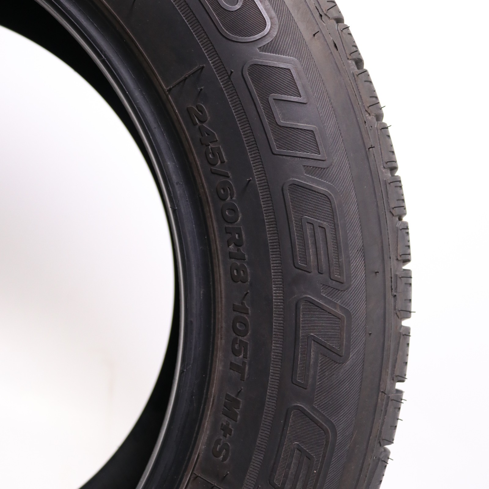 Set of 4 Used 245/60R18 Bridgestone Dueler LX – 105T – 8.5-9.5/32