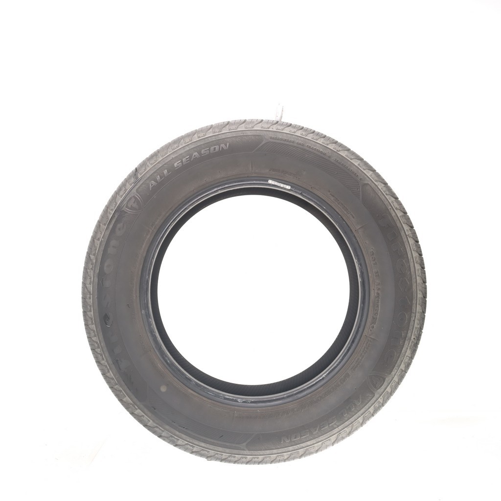 Set of (4) Used 225/60R16 Firestone All Season (Firestone) 98T – 7-8.5/32