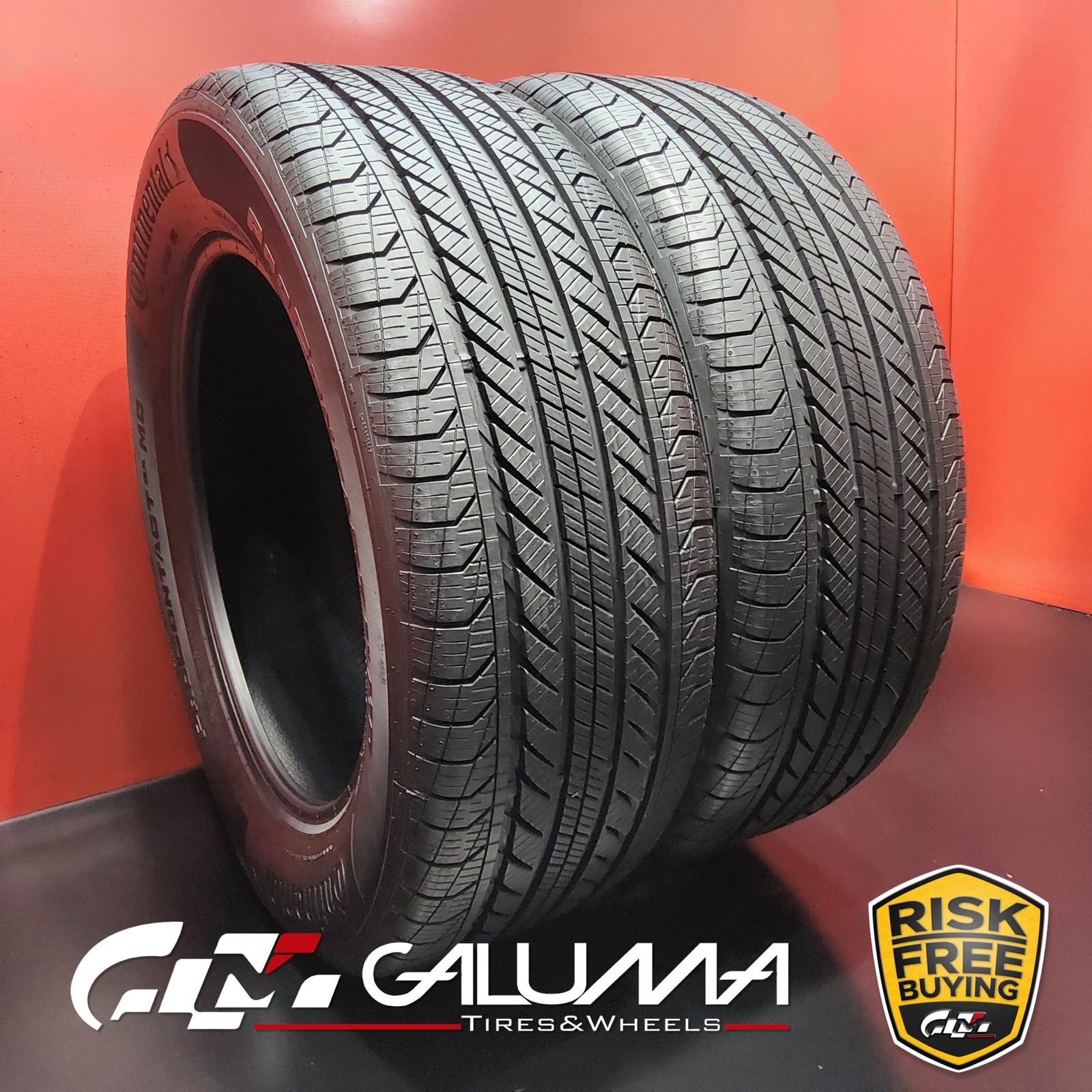 Set of 2 Tires LikeNEW Continental ProContact GX 235/60R18 2356018 103H #95234