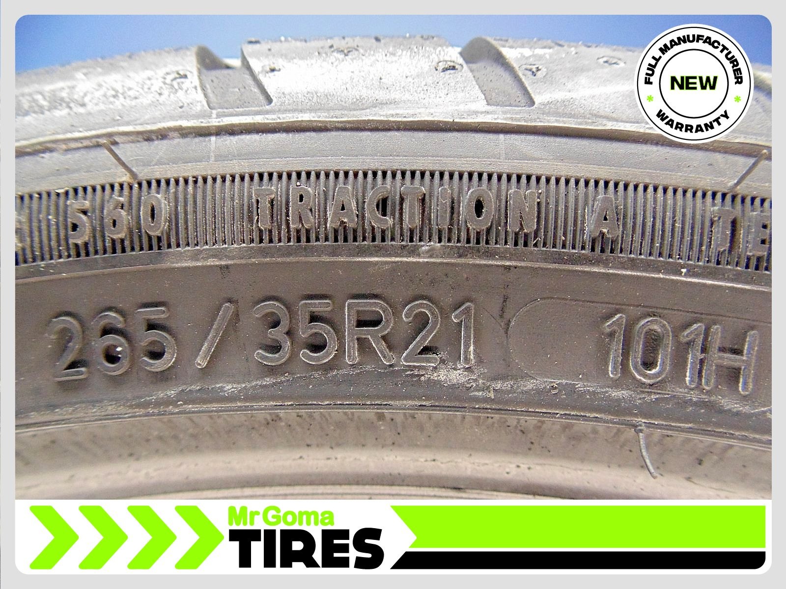 1 BRAND NEW 265/35R21 GOODYEAR EAGLE SPORT A/S AO XL TIRE AUDI 101H 2653521