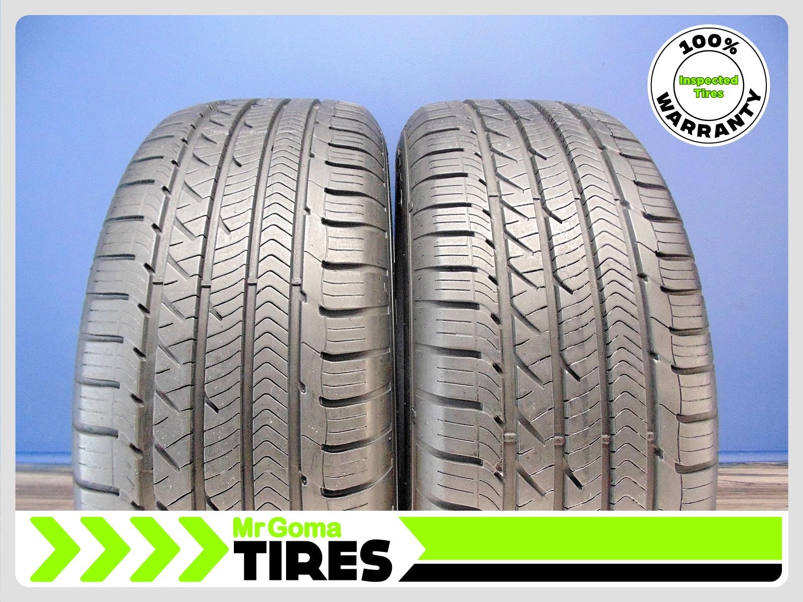 2 GOODYEAR EAGLE SPORT A/S AO AUDI 235/55R18 USED TIRE 8.7/32 TREAD 100H 2355518