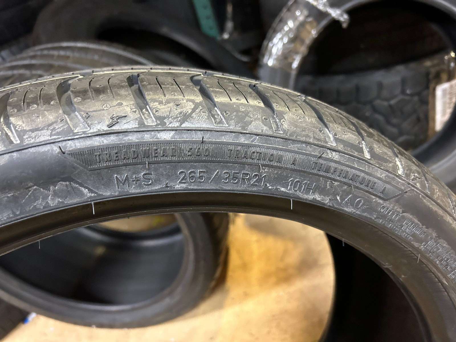 2 GOODYEAR EAGLE SPORT AO P 265 35 21 101H XL ALL SEASON TIRE 109172382