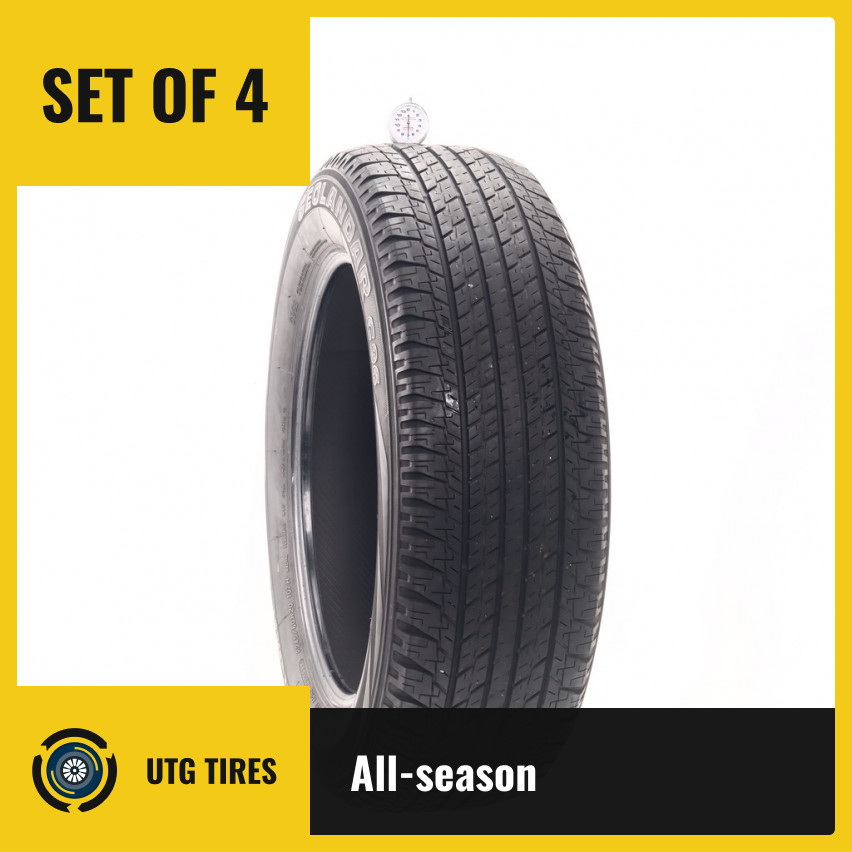 Set of (4) Used 245/60R20 Yokohama Geolandar G96B 107H – 7-8.5/32 (NEQR)