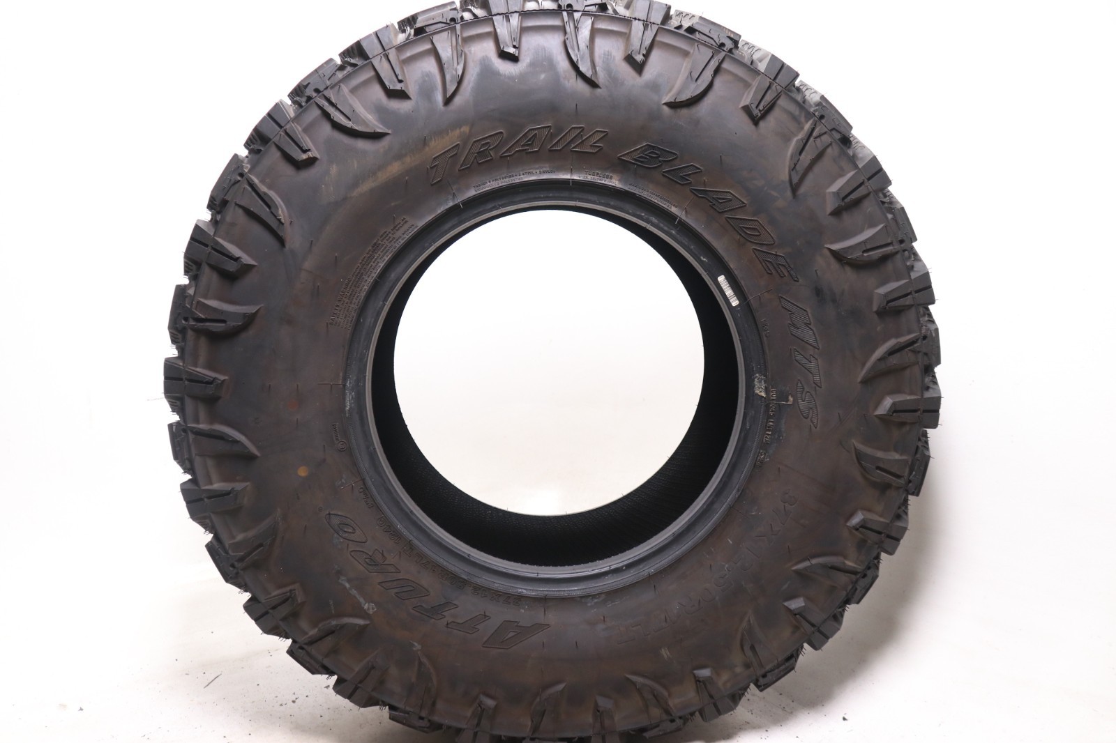 Set of 4 Take Off LT 37X12.50R17 Atturo Trail Blade MTS – 124Q 19/32 No Repairs