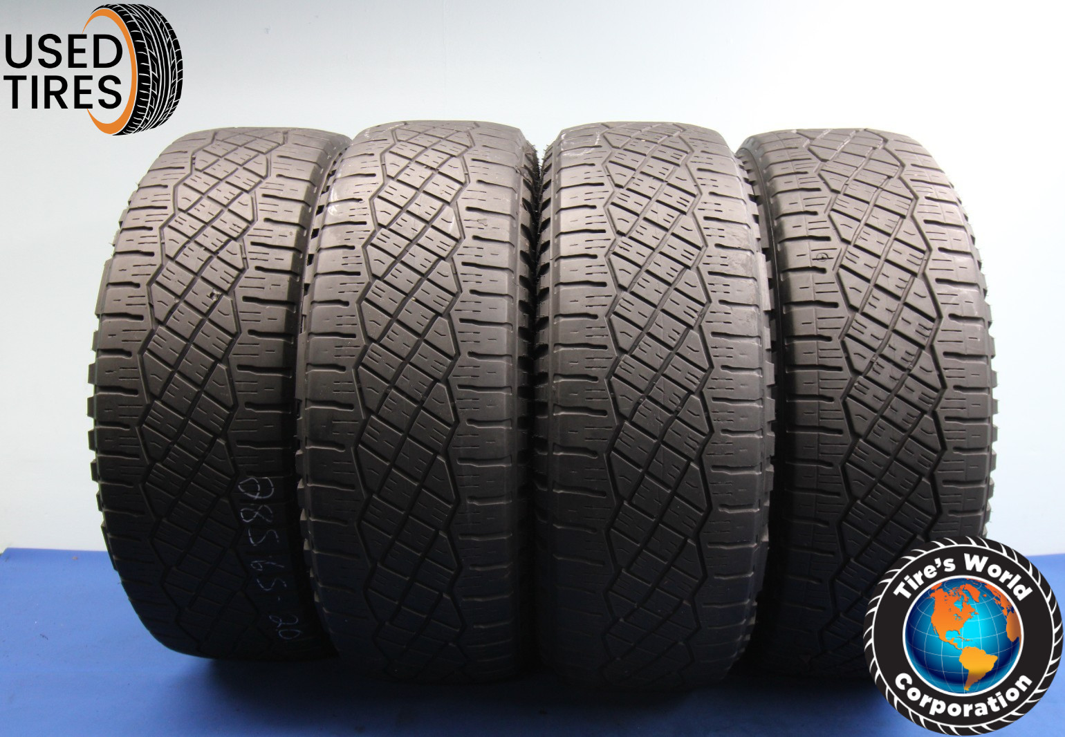 4 Used GoodYear Wrangler Territory RT TO PNCS LT285/65R20 285/65/20 2856520
