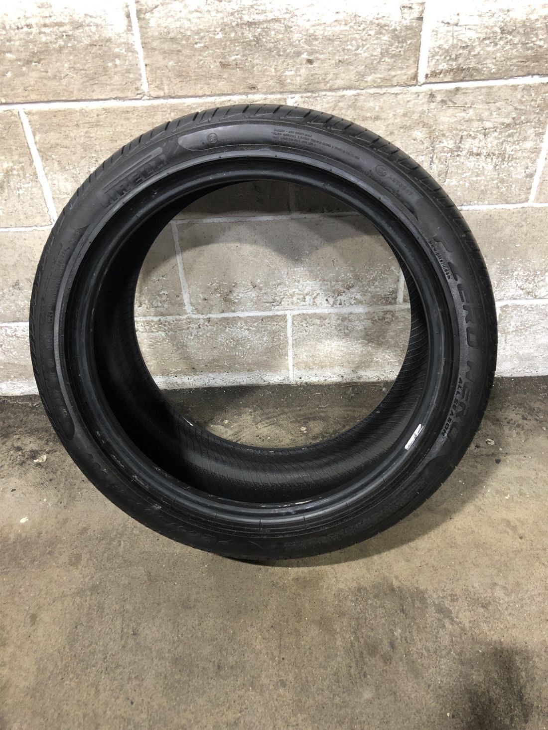 1x P245/40R18 Pirelli P Zero Nero A/S RunFlat 7/32 93 V Used Tire 2454018