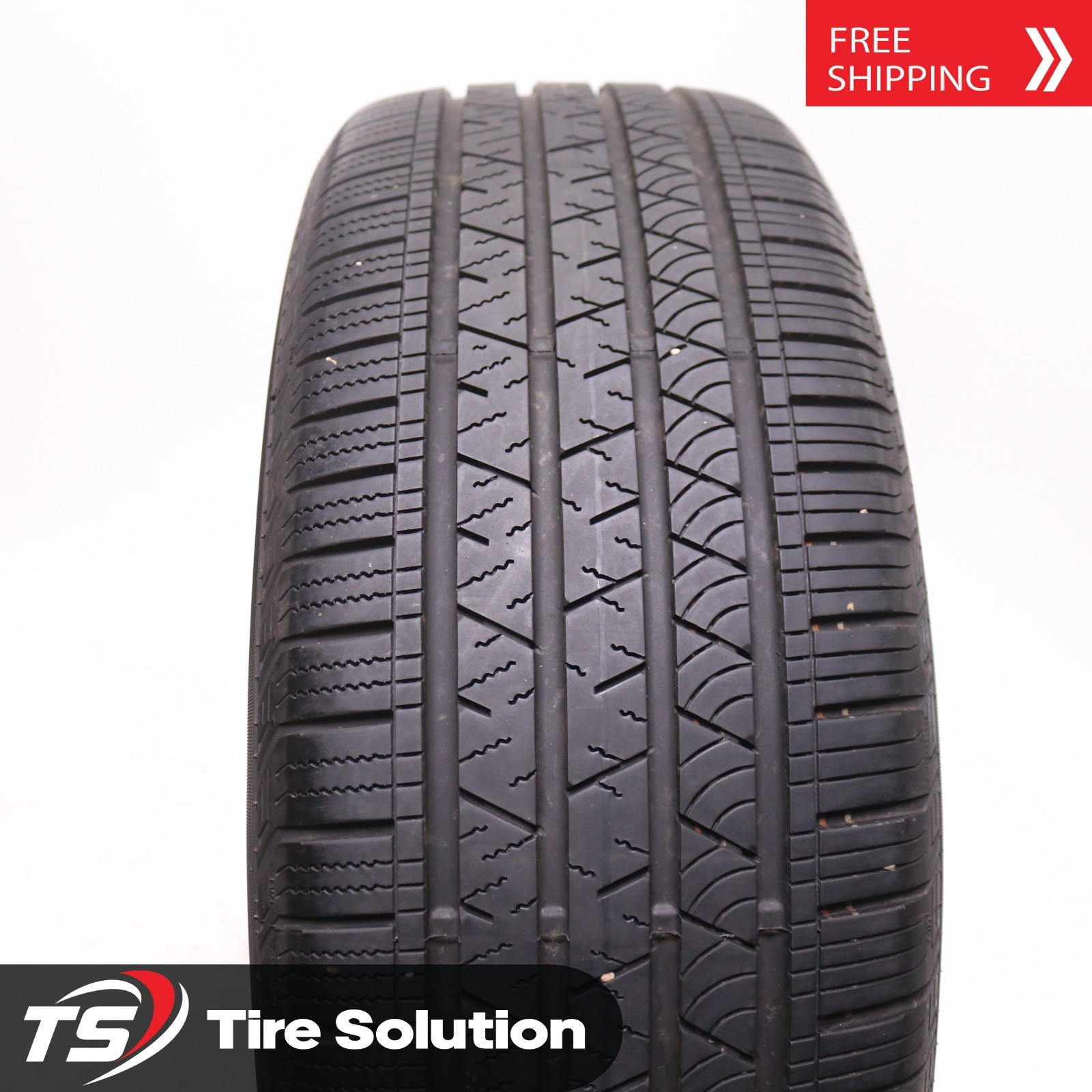 Set of 2 Used 235/55R19 Continental CrossContact LX Sport – 101H – 8.5/32