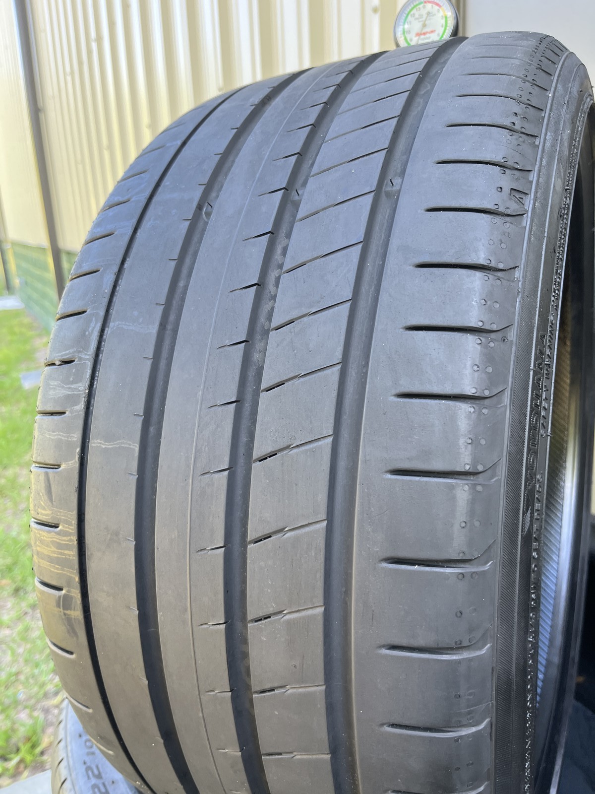 1 Tire Yokohama Advan Sport V107 ★ BMW 285/30ZR20 99Y DOT.1625 8/32 NO Patch