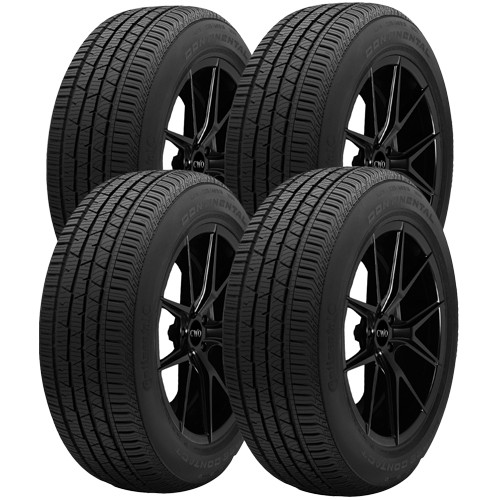 (QTY 4) 275/40R22 Continental Cross Contact LX Sport 108Y XL Black Wall Tires