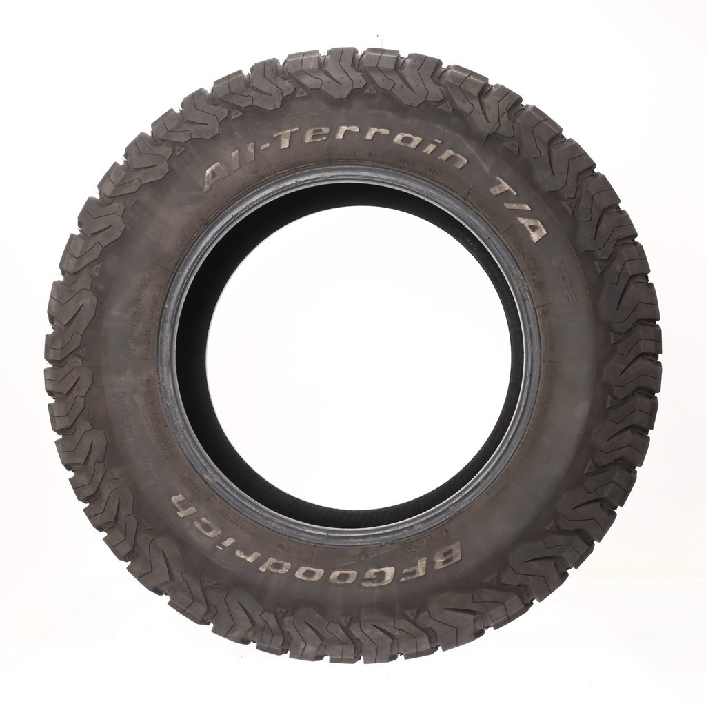 Set of (4) Used LT 285/65R18 BFGoodrich All-Terrain T/A KO2 125/122R – 9.5-11/32