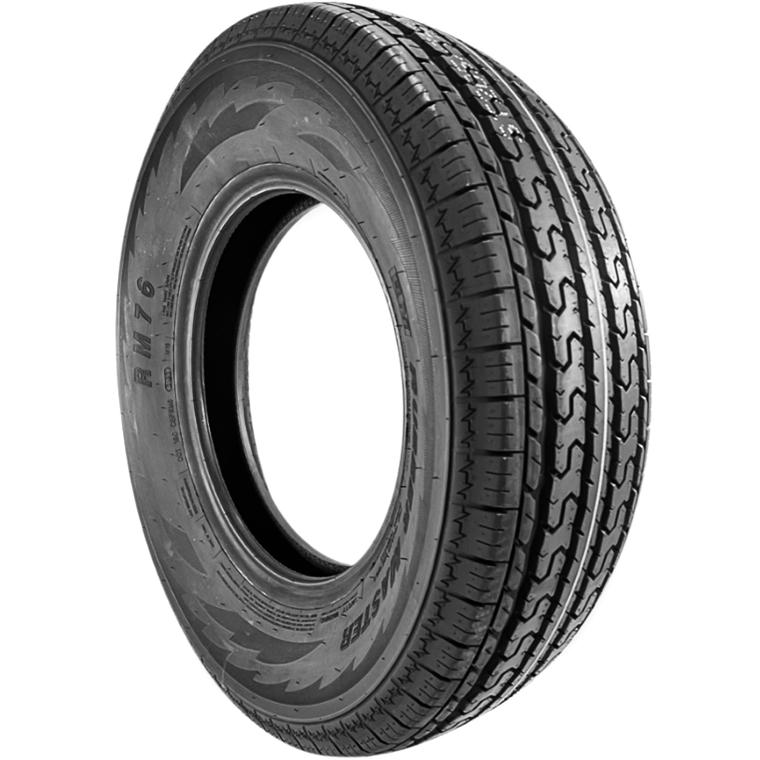 Tire RubberMaster RM76 ST 205/75R15 205-75-15 205/75/15 Load C 6 Ply Trailer