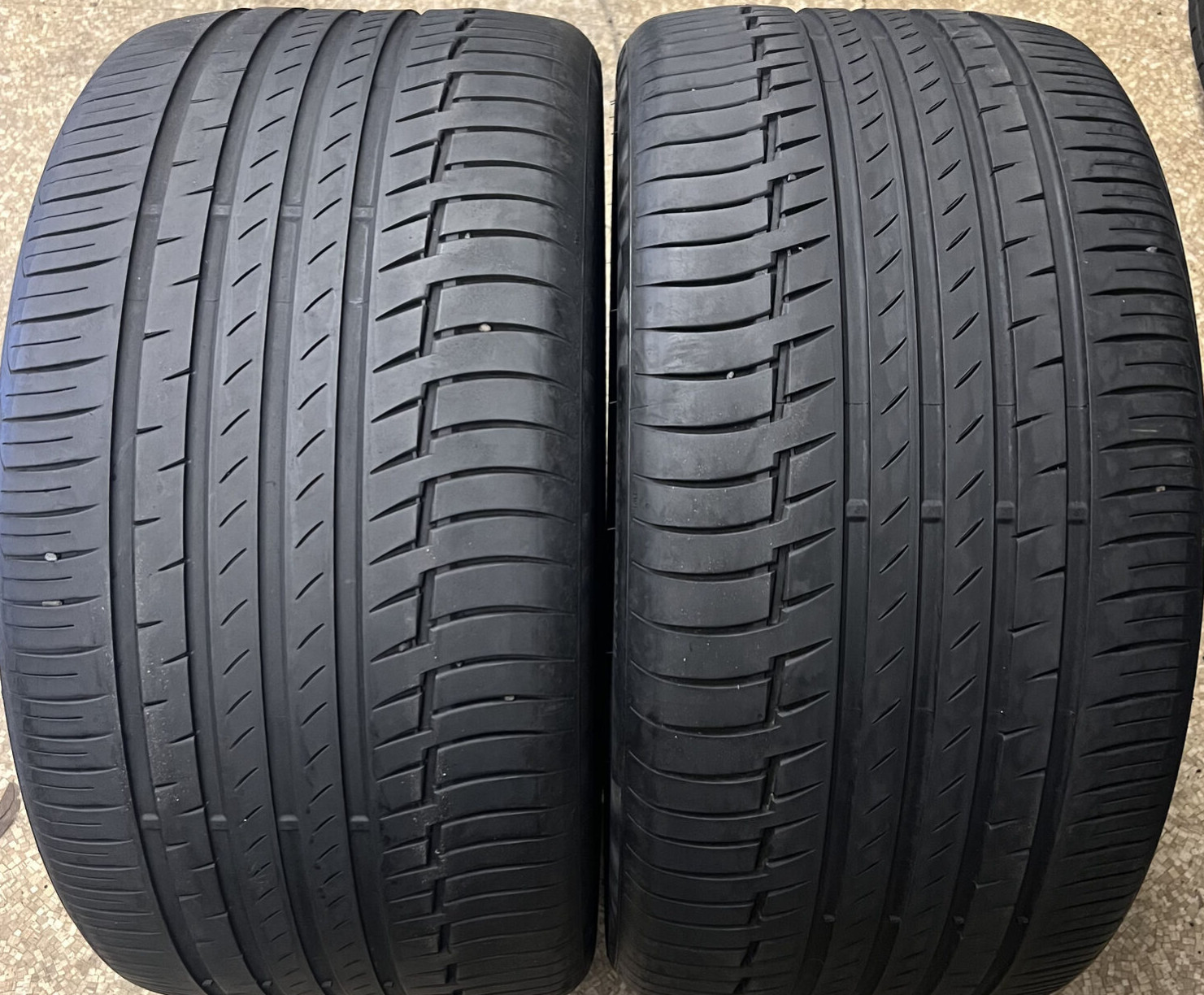 Set Of 2 Tires LikeNEW Continental PremiumContact 6 SSR 315/35R21 111Y NO Patch