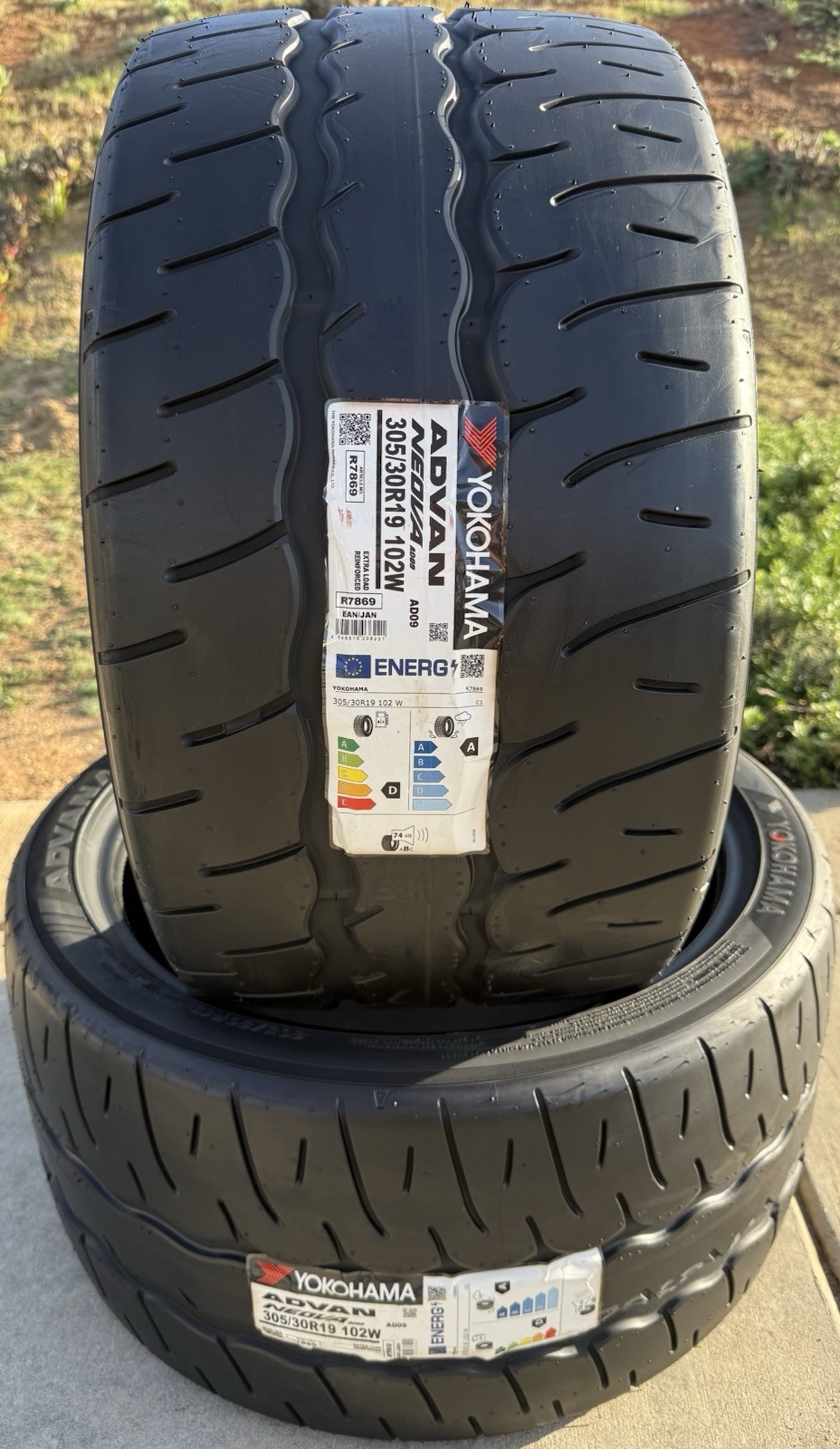 4 BRAND NEW 305/30R19 103W Yokohama ADVAN NEOVA AD09 Tires Like Michelin Cup 2!