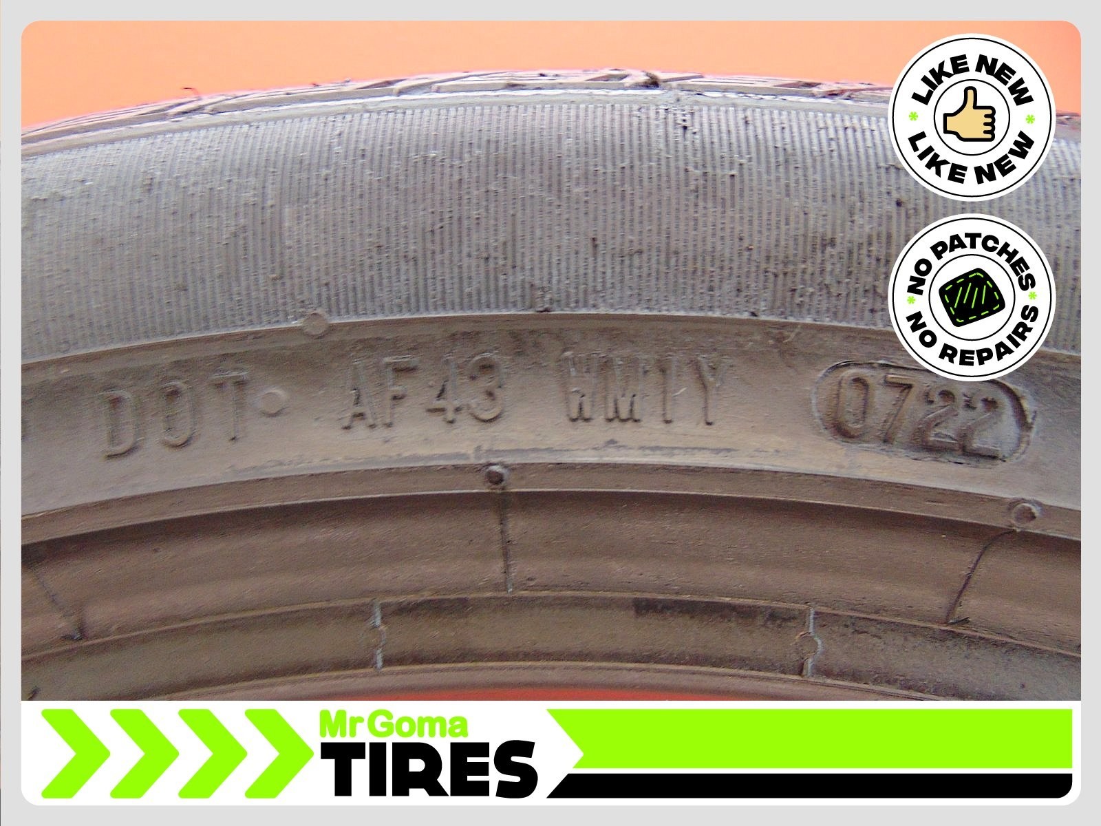 1 CONTINENTAL CROSSCONTACT LX SPORT 265/40R21 USED TIRE 9.3/32 TREAD 101V
