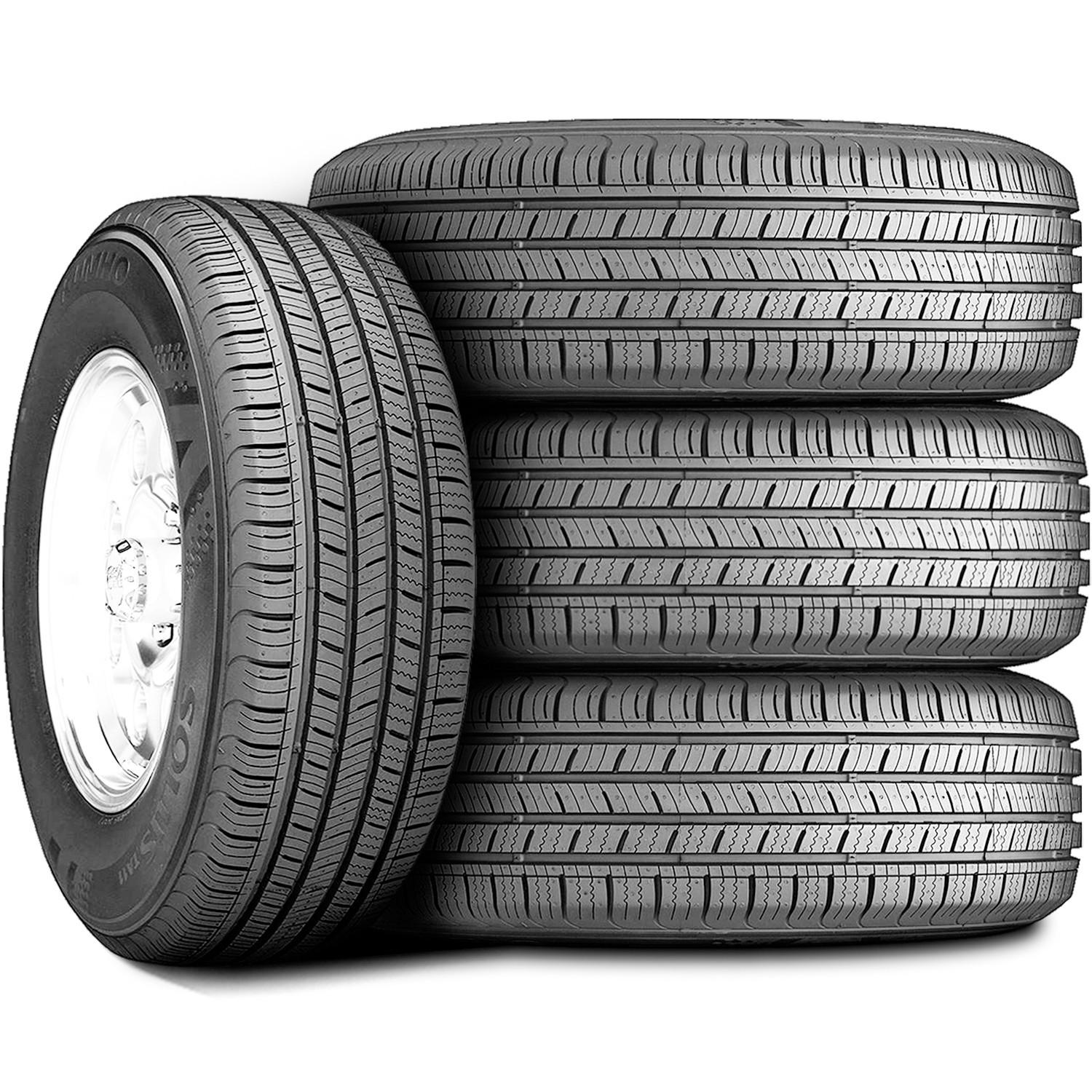4 Tires Kumho Solus TA11 235/65R17 104V AS A/S All Season