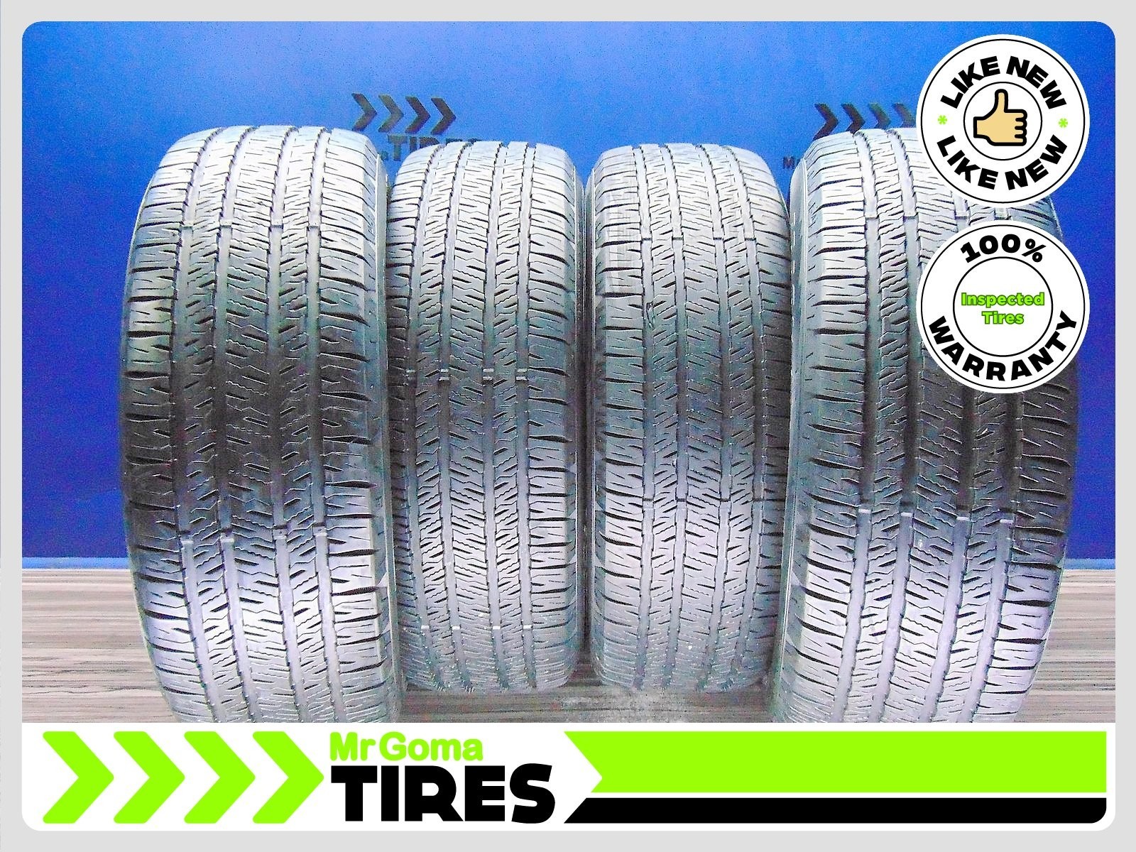 4 NEXEN ROADIAN HTX2 A/W 255/60R20 9.6/32 LIFE USED TIRES 2023 DOT 2556020
