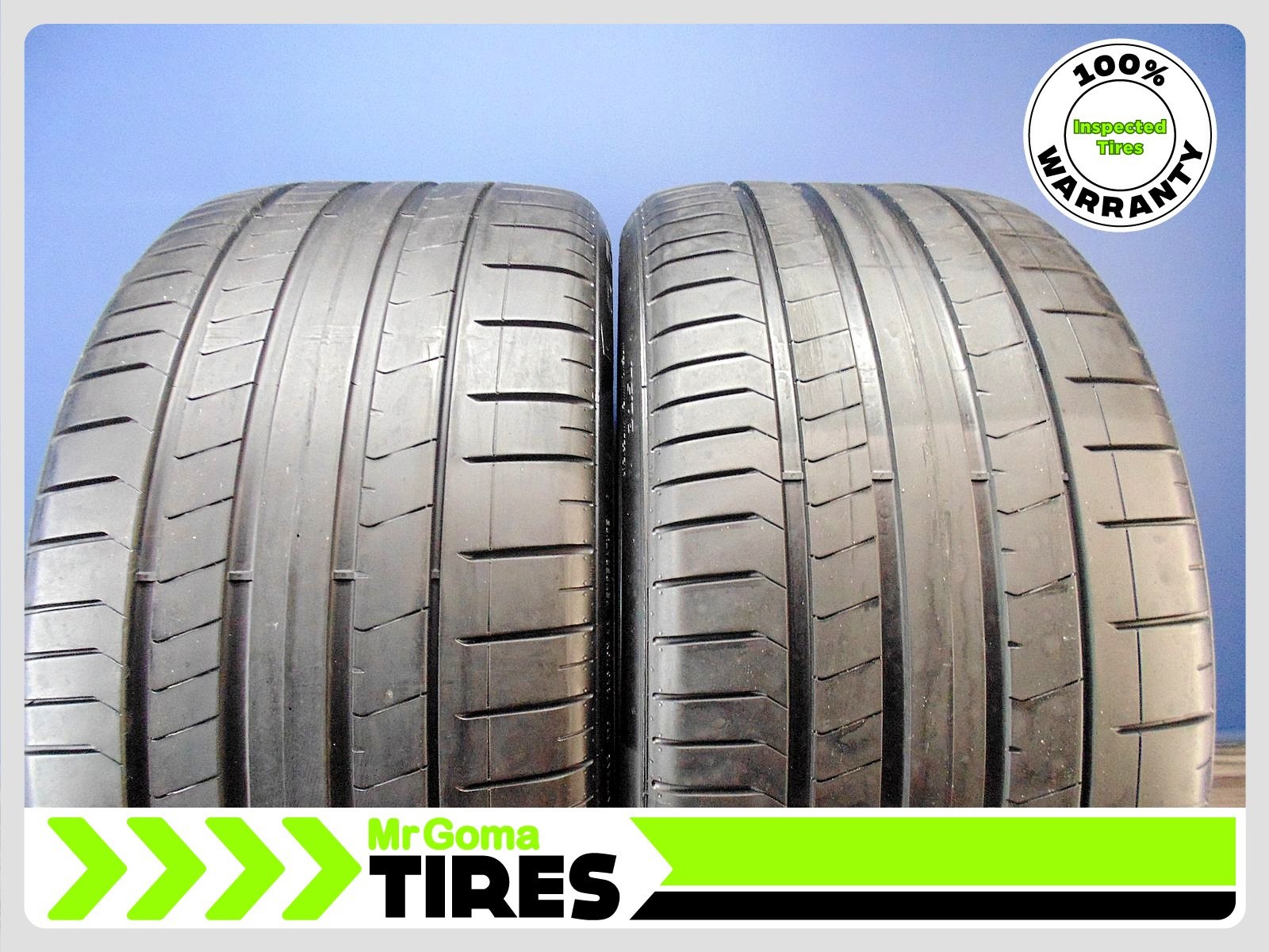 2 PIRELLI P ZERO PZ4 MO 315/40R21 USED TIRES 6.8/32 TREAD MERCEDES PZERO 3154021
