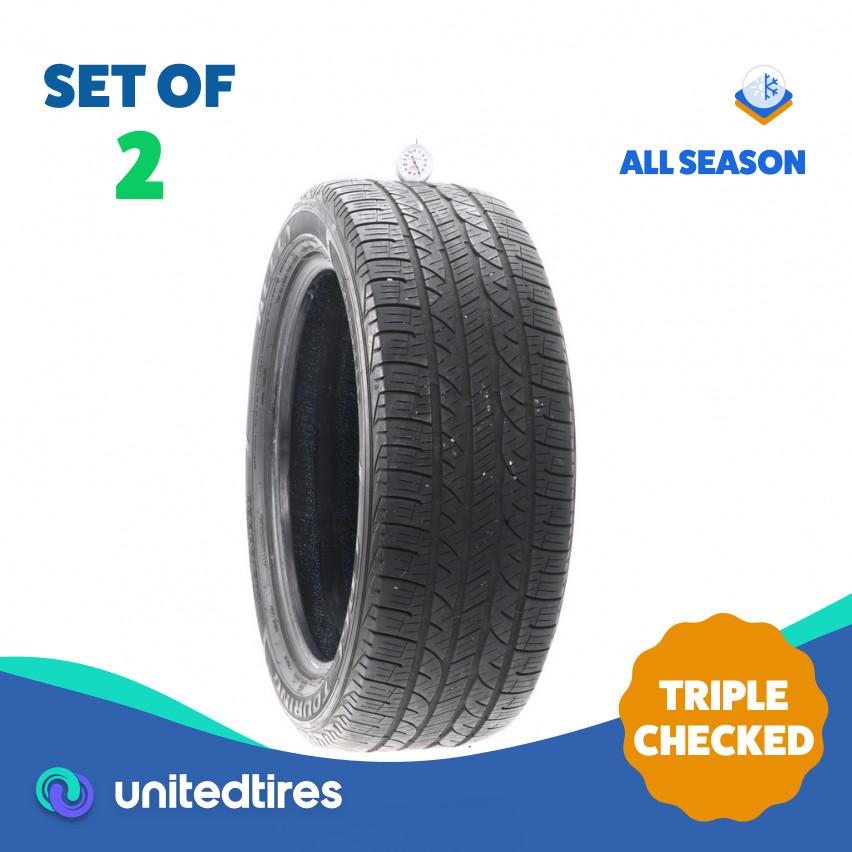 Set of (2) Used 245/50R20 Kelly Edge Touring A/S 102V – 6/32