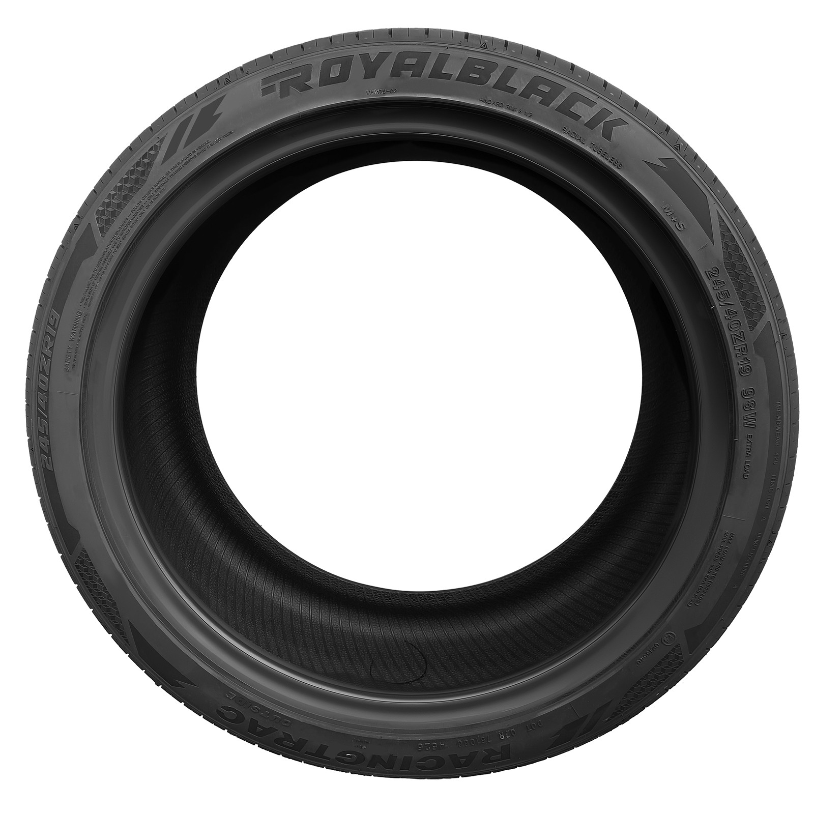 4 UHP RACING 245/40ZR19 98W Tire 7.4mm Tread 420AA BSW 50000 Miles Warranty