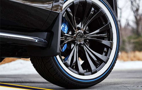 1 Vogue Tyre Custom Built Radial SCT2 Blue White Sidewall 305/35R24 112H Tires