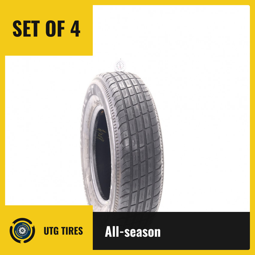 Set of (4) Used ST 205/75R15 Hartland Radial ST 107/102N – 6.5-7/32