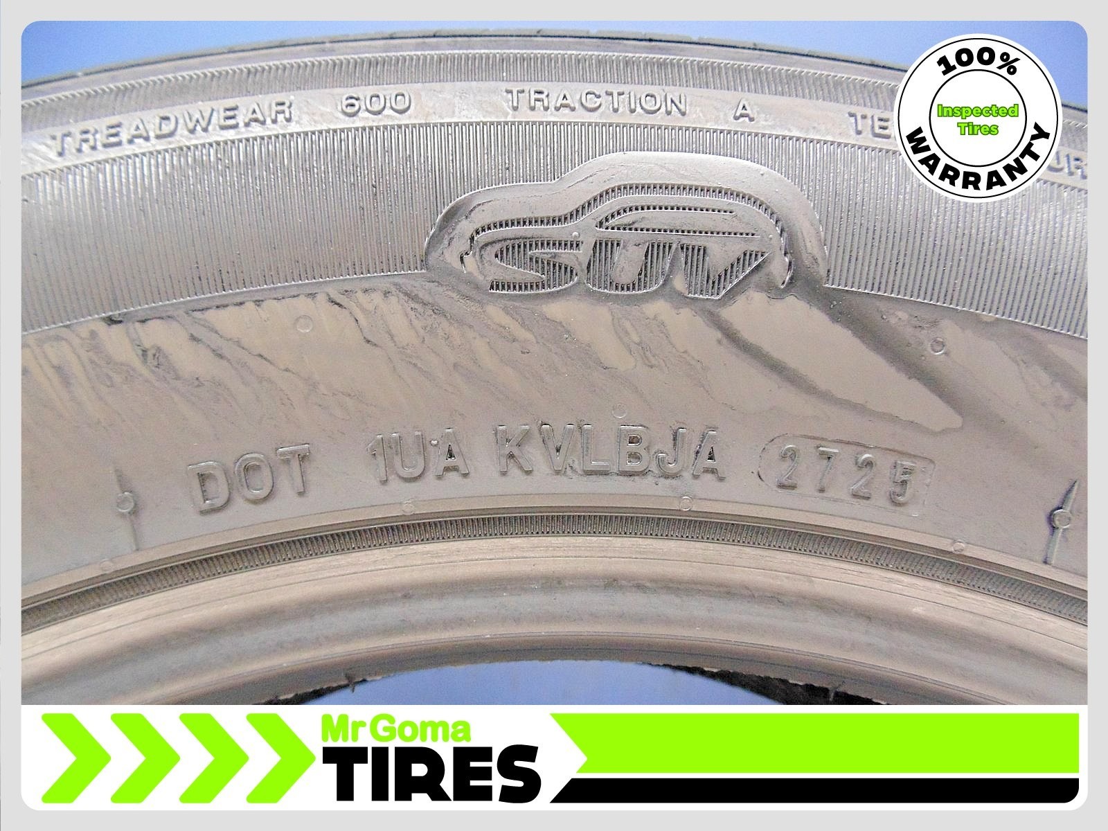 2 NEXEN ROADIAN GTX SUV 235/60R18 USED TIRE 8.1/32 TREAD 103H 2356018