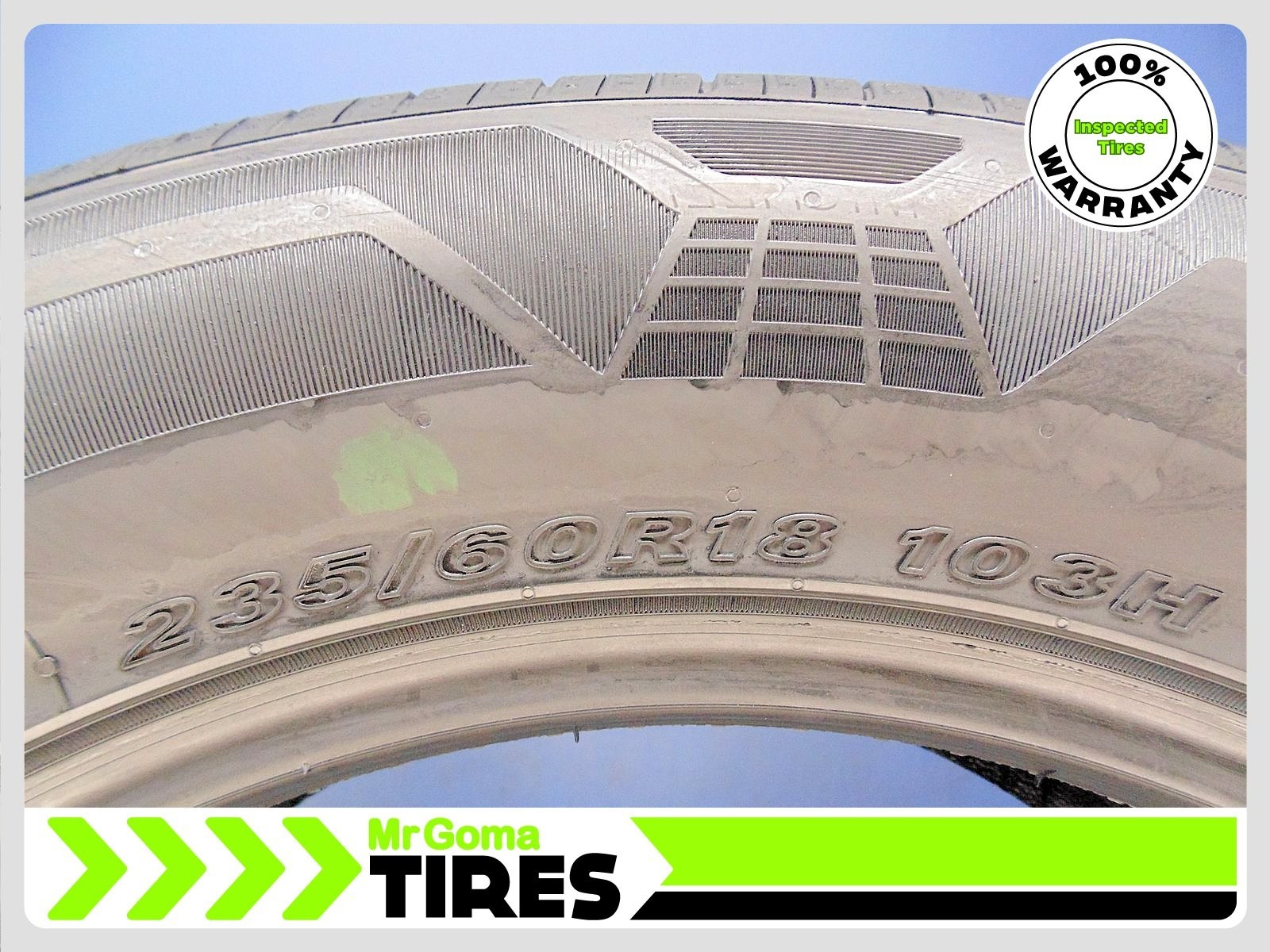 2 NEXEN ROADIAN GTX SUV 235/60R18 USED TIRE 8.1/32 TREAD 103H 2356018