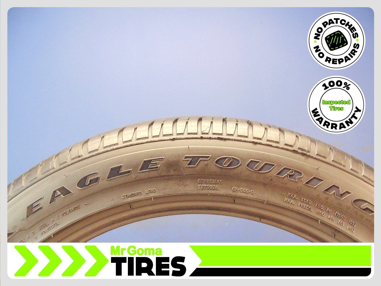 1 GOODYEAR EAGLE TOURING T1 245/45R19 USED TIRE 7.3/32 TREAD NO PATCHES 2454519