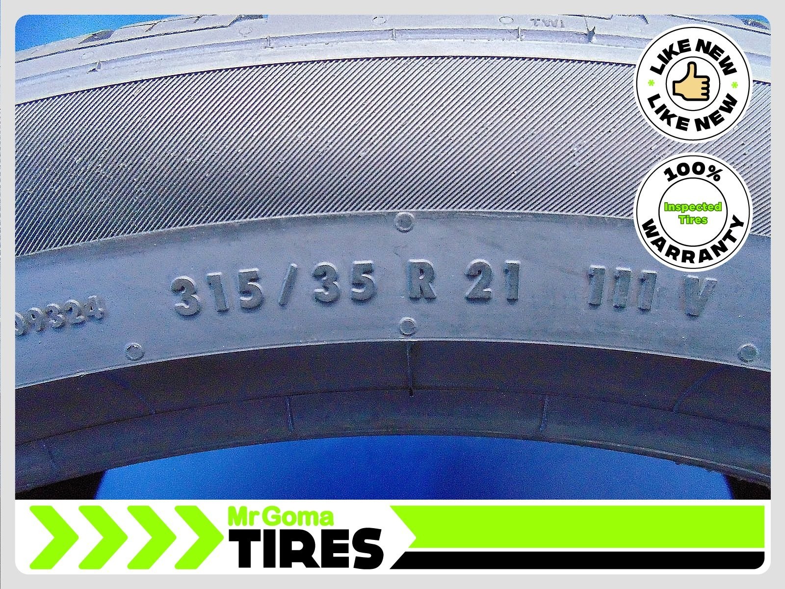 1 CONTINENTAL PROCONTACT TX NO XL 315/35R21 USED TIRE 9.0/32 111V 3153521