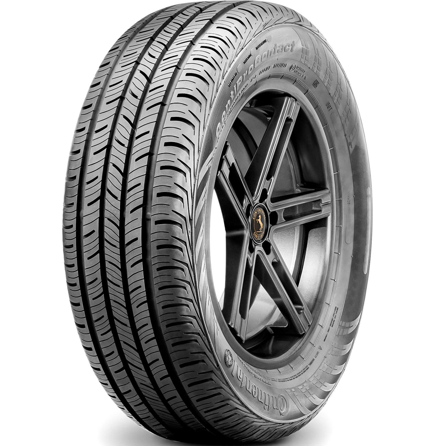 4 New Continental ContiProContact 2x 155/60R15 74T SL 2x 195/50R15 82T SL Tires