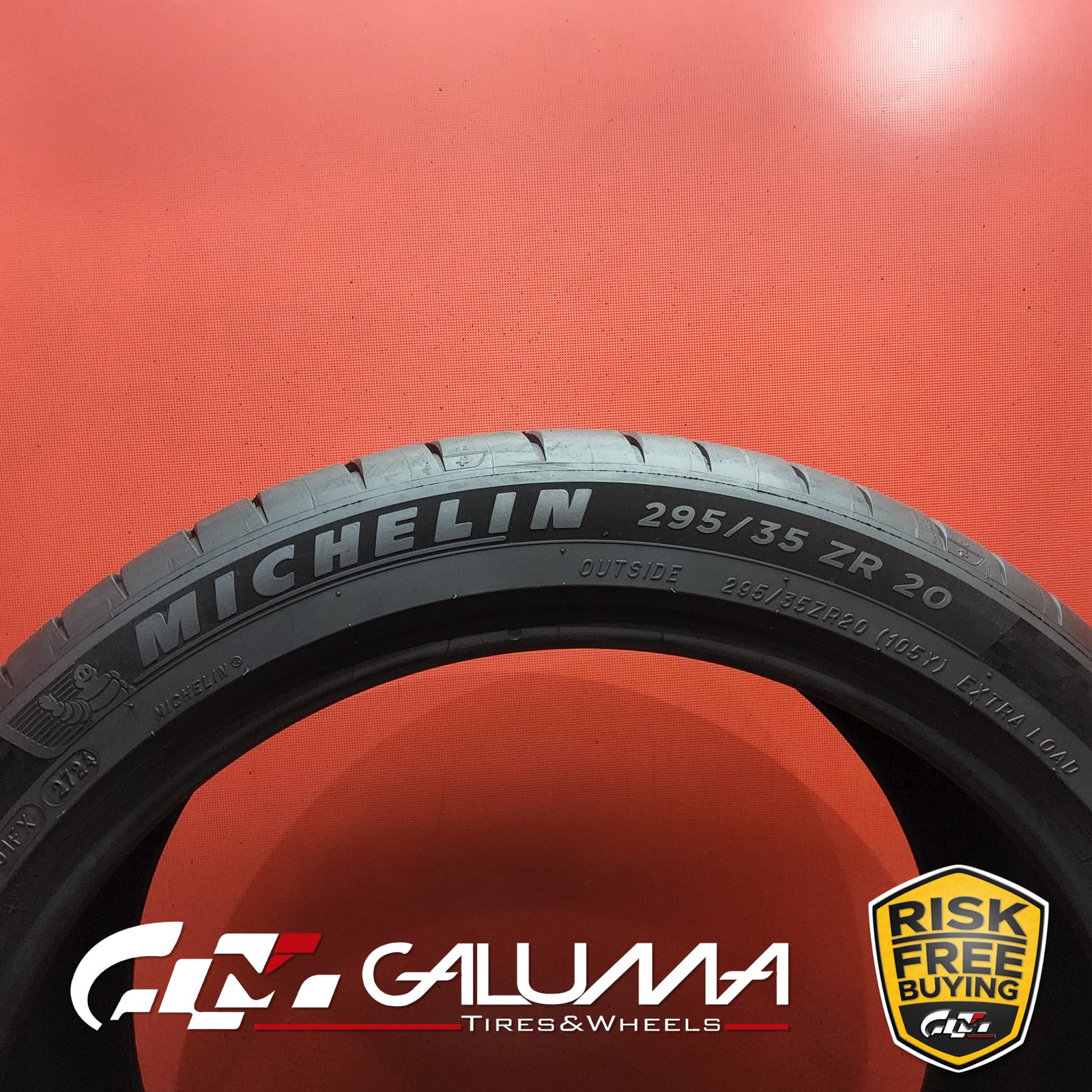 1 Tire Michelin Pilot Sport 4S MO1A XL 295/35ZR20 295/35/20 2953520 105Y #95815