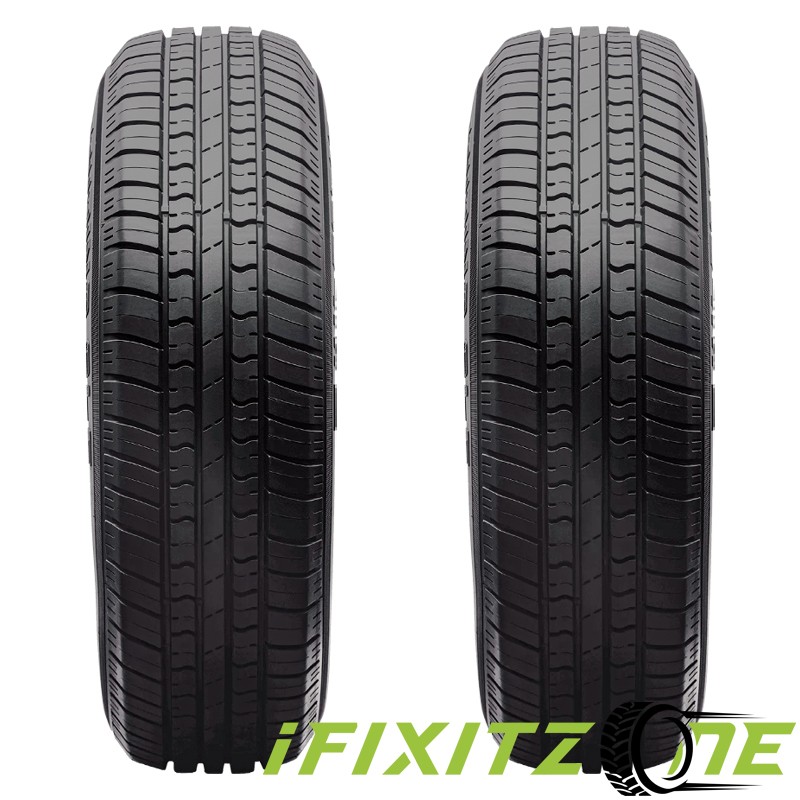 4 Milestar MS775 P175/80R13 86S Tire White Side Wall Classic Vintage All Season