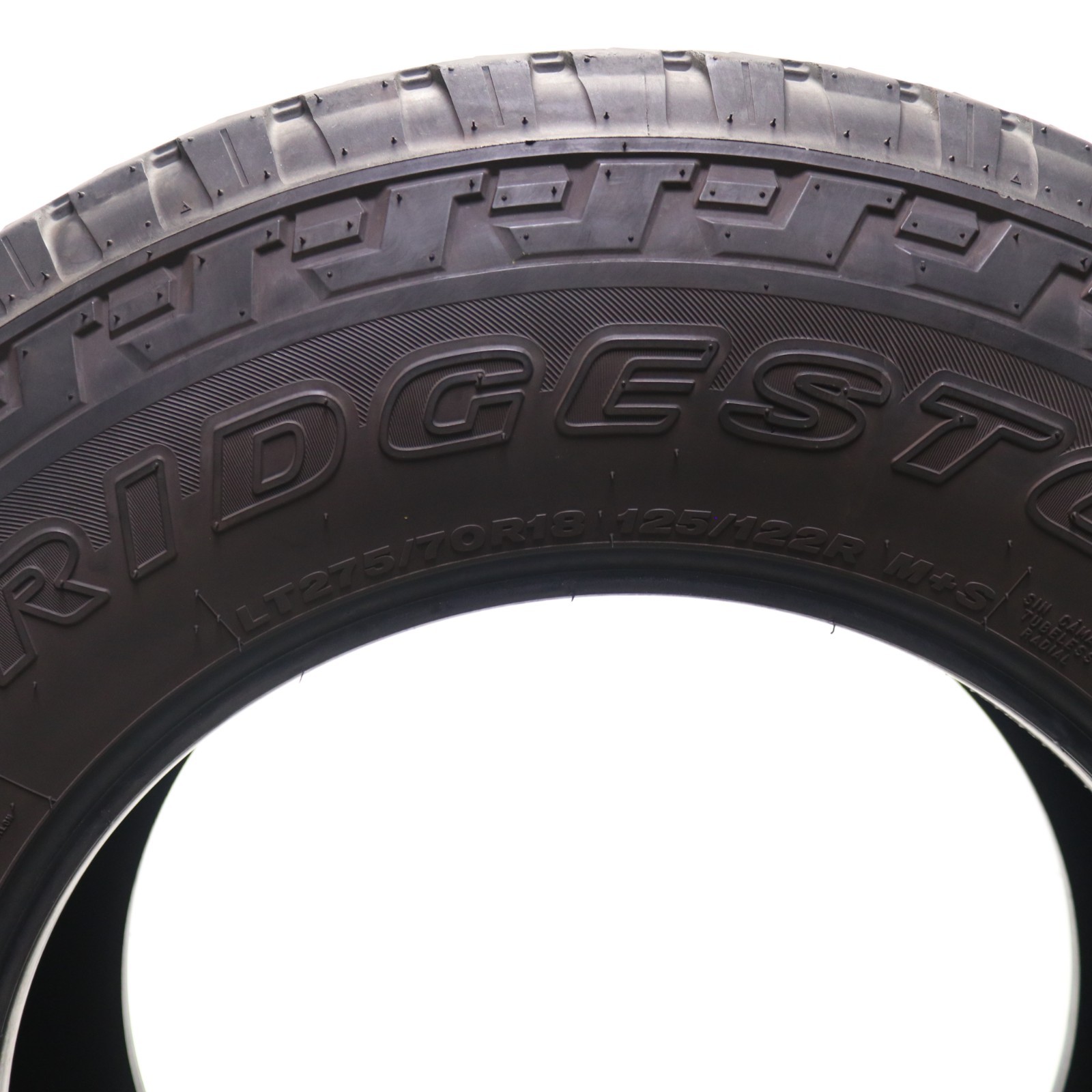 Set of 2 Used LT 275/70R18 Bridgestone Dueler A/T RH-S – 125/122R – 7.5-8.5/32