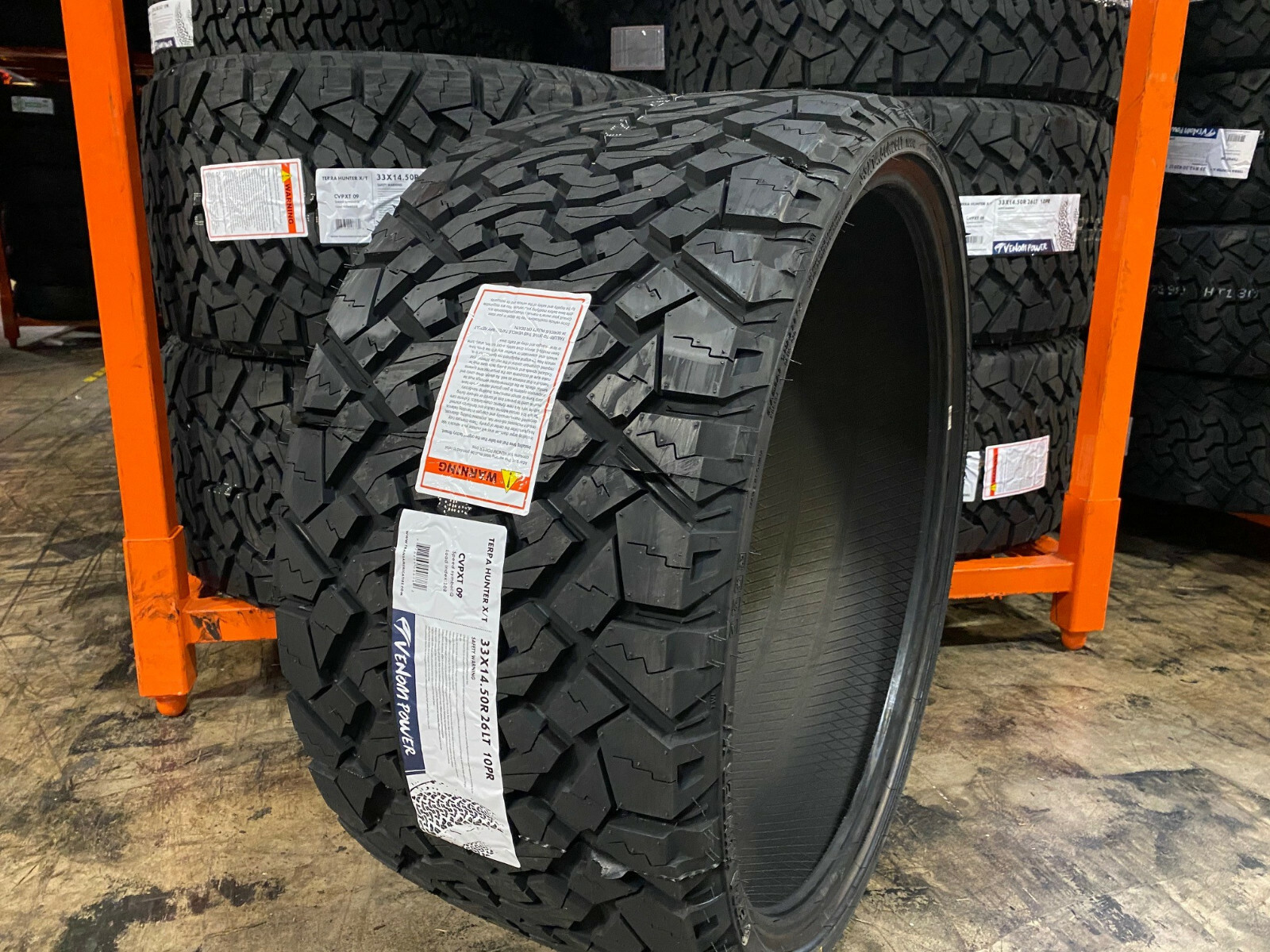 1 NEW 33X14.50R26 E Venom Terra Hunter XT 33 14.50 26 All Terrain Tires AT 10ply