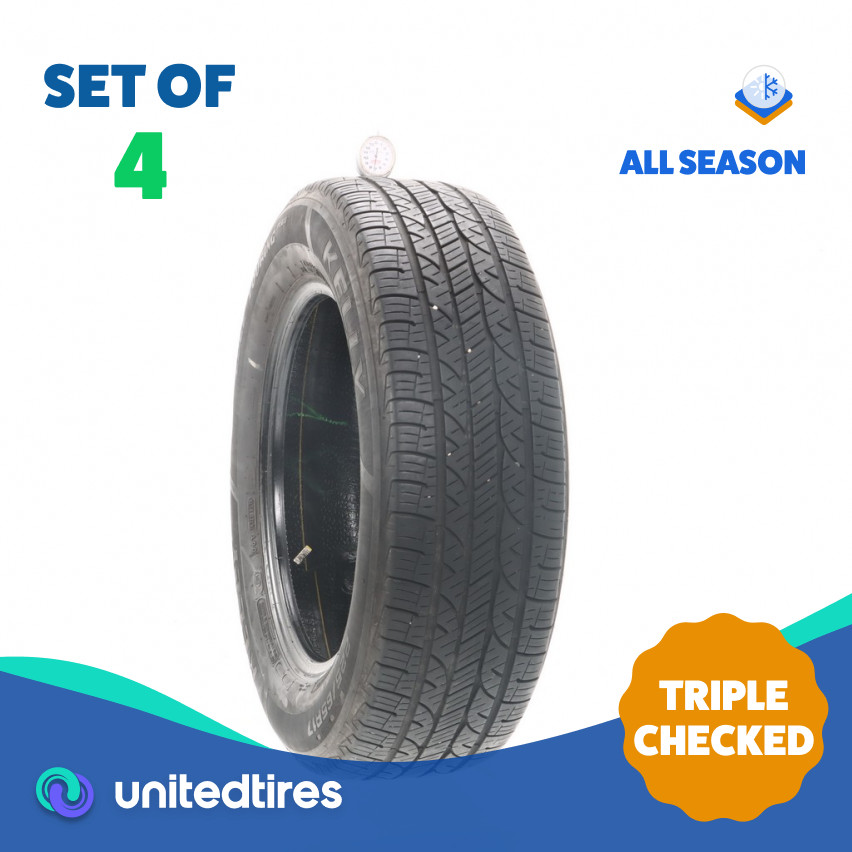 Set of (4) Used 225/65R17 Kelly Edge Touring Plus 102H – 7-8.5/32