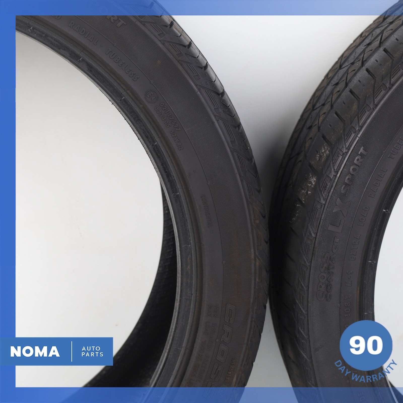 275/40R22 Continental Crosscontact LX Sport 275 40 22 108Y 4.5/32″ XL Set Of 2