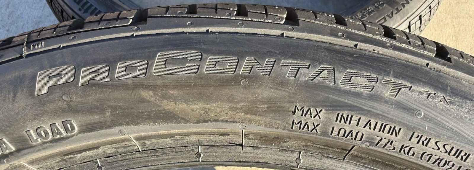 Set of TWO BRAND NEW 265/35R20 99H Continental ProContact TX AO All Season Tires