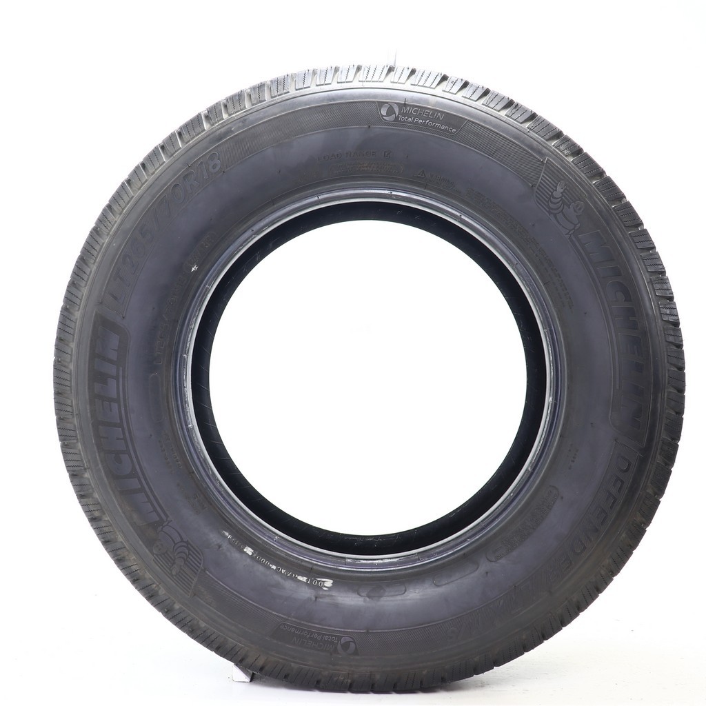 Used LT 265/70R18 Michelin Defender LTX M/S 124/121R – 12/32