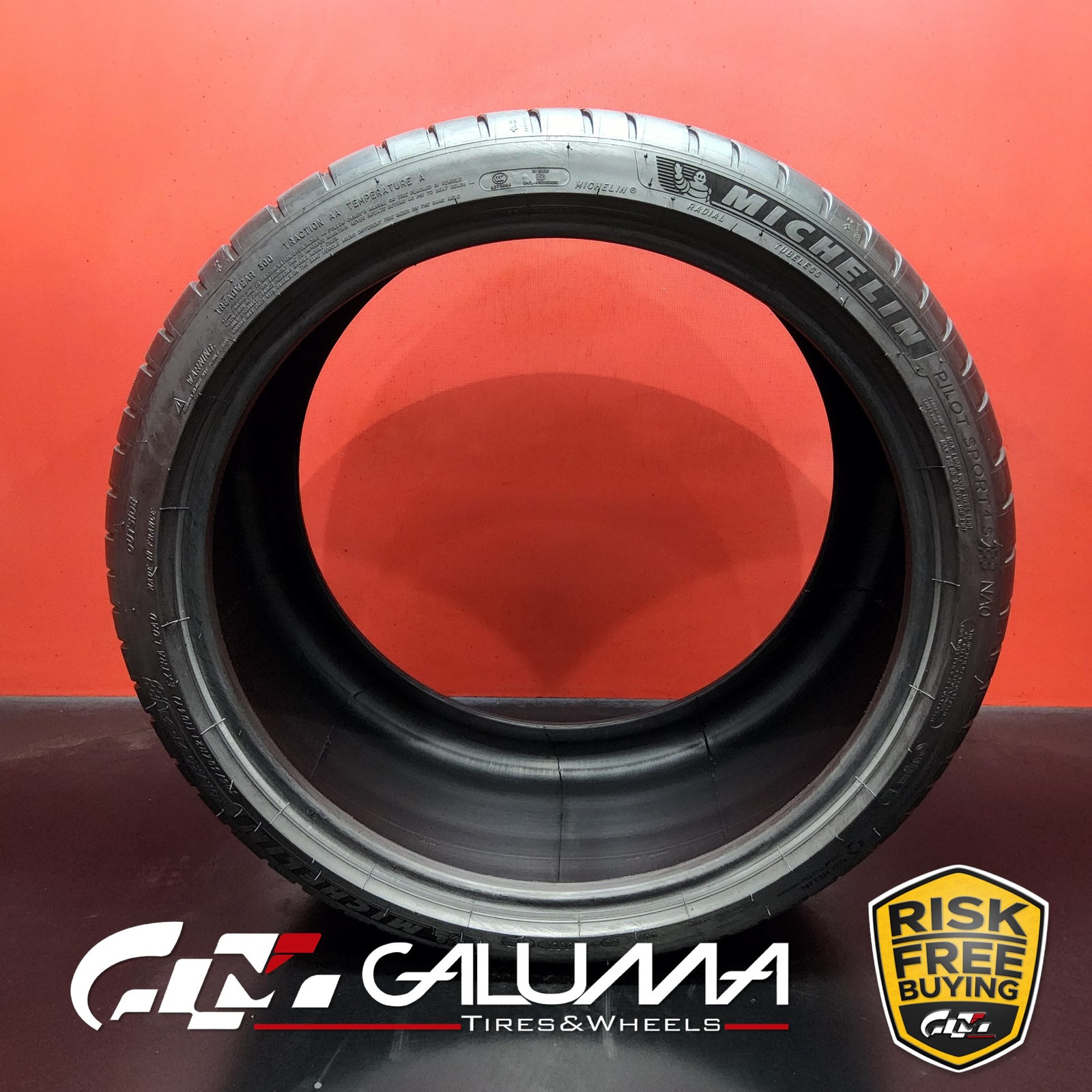 1 (One) Tire Michelin Pilot Sport 4S 305/30ZR21 305/30/21 3053021 104Y XL #87971