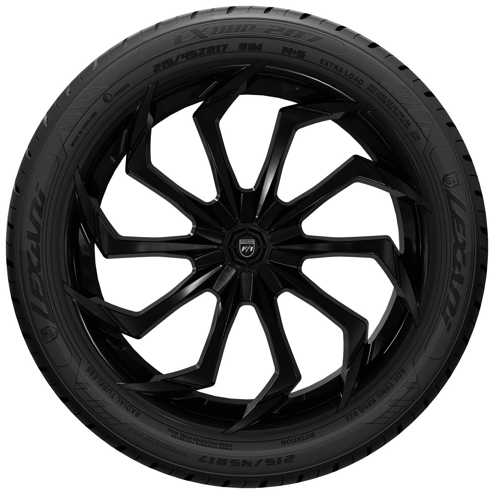 4 New Lexani Lxuhp-207 – 225/45zr17 Tires 2254517 225 45 17