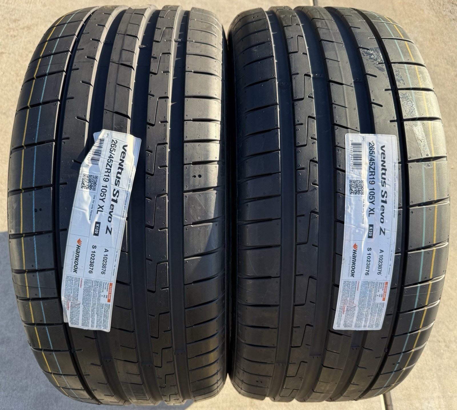4X NEW Hankook Ventus S1 evo Z Porsche Panamera 2X 265/45ZR19 & 2X 295/40ZR19